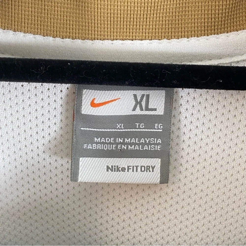 Vtg Y2K Nike‎ Mens Fit Dry Air Force Long Sleeve Full Zip Track Jacket Sz XL